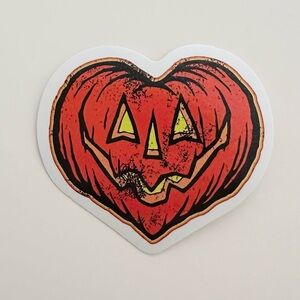 10/$10 Pumpkin Heart Sticker